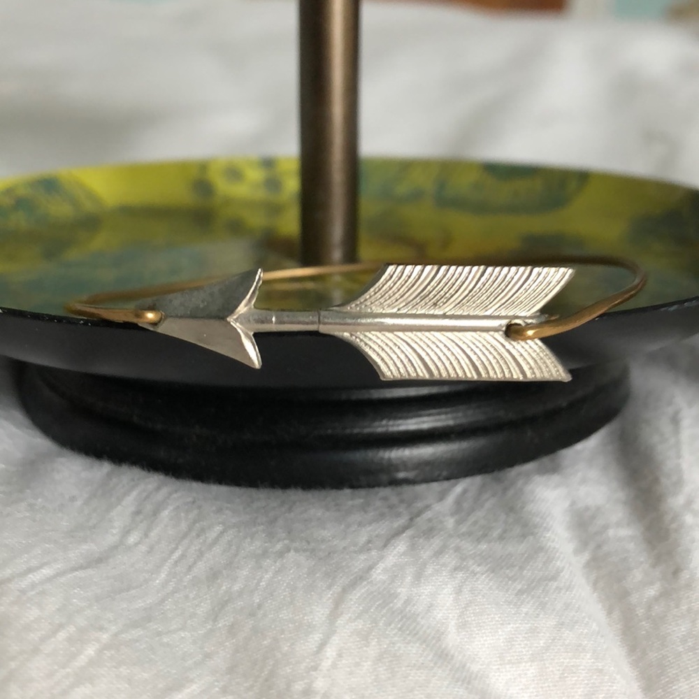 Gold/Silver Arrow Bangle